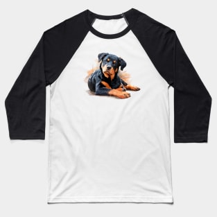 Rottweiler Welpe Baseball T-Shirt